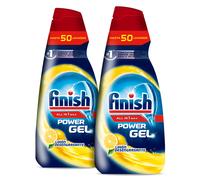 Finish All in 1 Max Power Gel Limón Higiene Lavavajillas 2x 50 lavados