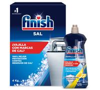 Finish Lavavajillas Sal 4kg + Abrillantador Limón 500ml