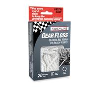 Finish Line micofibra Finsh Line Hilos de Microfibra para Limpiar, Unisex, Blanco, 20 uds