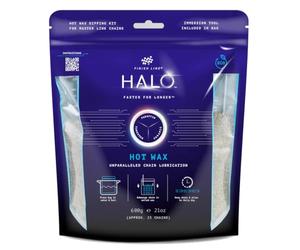 Finish Line Halo™ Hot Wax, cera caliente de alta calidad, juego de 600 g con herramienta de inmersión, pellets de cera para derretir, cera de cadena para cadena de bicicleta, grasa de cadena para