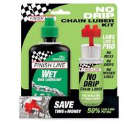 Finish Line NoDripChainLuber Combo 120 ml Wet Lube Mantenimiento, Unisex Adulto, Multicolor, Talla única