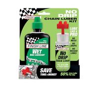 Finish Line NoDripChainLuber Combo 120 ml Wet Lube Mantenimiento, Unisex Adulto, Multicolor, Talla única