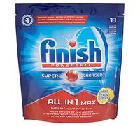 Finish - Max detergente todo en uno, 13 pastillas, 242 gr limón