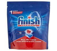 Finish - Max detergente todo en uno, 13 pastillas, 242 gr normal