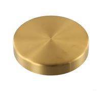 Finish - Organizador decorativo de acero inoxidable para aperitivos, llaves de acero inoxidable, almacenamiento de joyas, bandeja dorada para plantas pequeñas, 32 cm, 1 paquete (12,5 cm)