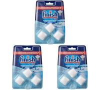 Finish Pastillas para el cuidado de la máquina - Pastillas para lavavajillas contra la suciedad y la grasa en el interior del lavavajillas - 1 x 3 pastillas para lavavajillas (Paquete de 3)