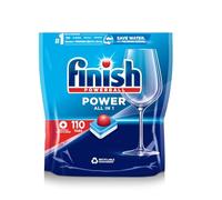 Finish Pastillas para lavavajillas todo en uno a granel | Tamaño total 110 pastillas para lavaplatos | Para limpieza y brillo diarios