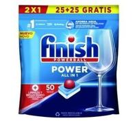 Finish Detergente para lavavajillas en pastillas Power All in 1 25+25 unidades