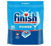 Finish Power All in 1 Pastillas para lavavajillas - 65 cápsulas | Limpieza y brillo diarios - Eficaz frente a manchas difíciles - Contra grasa incrustada - Detergente Lavavajillas Finish