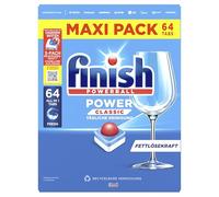 Finish Power Classic - Pastillas para lavavajillas (64 unidades)