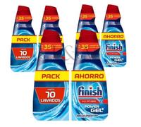 Finish Power Gel Lavavajillas Pack Ahorro 210 Lavados - Limpieza Profunda, Brillo Intenso y Protección Antical - Gel Lavavajillas para Máquina