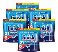 Finish Powerball All in 1 Max - Pastillas para el lavavajillas todo en 1 - formato 21 unidades - 6 pack (126 unidades)