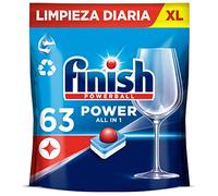 Finish Powerball Power All in 1 Pastillas para el lavavajillas Regular 63 pastillas