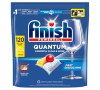 Finish Powerball Quantum - 120 tapas todo en 1 - Citroen Geur - Paquete reciclable