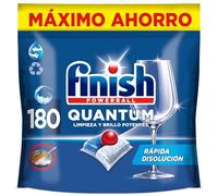 Finish Powerball Quantum All in 1 Pastillas para el lavavajillas Regular 180 pastillas (2 paquetes de 900 pastillas)