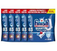 Finish Powerball Quantum Infinity Shine Dishwasher Tablets, Powerful Cleaning and Glass Protection, 415 Tablets (5 x 83 Tablets)
