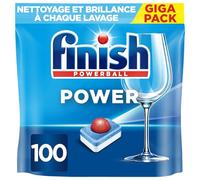 Finish Powerball Tout en 1 - Paquete de 100 pastillas para lavavajillas (versión francesa)