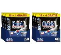 Finish Powerball Ultimate All in 1 Dishwasher Tablets, Effective Against Dry Stains, 6 x 20 Tablets (120 Total)