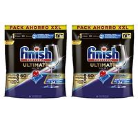 Finish Powerball Ultimate All in 1 Pastillas para el lavavajillas, 120 pastillas (pack 2x 60 pastillas)
