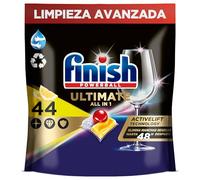 Finish Powerball Ultimate All in 1 Pastillas para el lavavajillas, aroma limón, 44 Unidad (Paquete de 1)(El emabalaje puede variar)