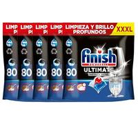 Finish Powerball Ultimate Infinity Shine Dishwasher Tablets with Grease Remover and Glass Protection, 400 Tablets (5 x 80 Tablets)