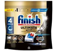 Finish Powerball Ultimate Plus All in 1 Pastillas para el lavavajillas, 4 pastillas