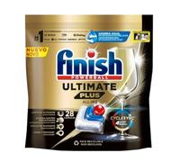 Finish Powerball Ultimate Plus All In 1, Pastillas para el Lavavajillas contra Manchas 1 packs de 28