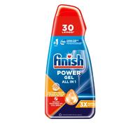 Finish Powergel - Gel de limpieza para lavavajillas líquido, multiacción, antiolor, 30 lavados, 600 ml