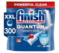 Finish Quantum Infinity Shine - Pastillas para lavavajillas a granel, aroma regular, 300 tabletas para lavavajillas para una limpieza profunda y un brillo brillante