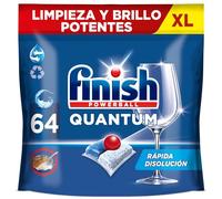 Finish Quantum Pastillas para lavavajillas Regular 64 pastillas