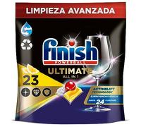 Finish Quantum Ultimate Pastillas Lavavajilllas, Limón - 25 Unidades