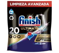 Finish Quantum Ultimate Pastillas Lavavajilllas, Regular - 25 Unidades