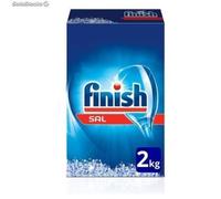 Finish Sal para lavavajillas - función antical - 2 kg - Mayor rendimiento | Sal para Lavavajillas, Función Antical, Mayor Rendimiento del Lavaplatos.