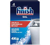 Finish Sal para lavavajillas - función antical - 4 kg - Mayor rendimiento | Sal para Lavavajillas, Función Antical, Mayor Rendimiento del Lavaplatos.