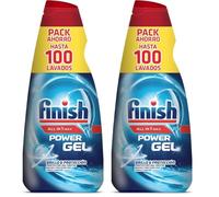 Finish Todo en 1 Plus Lavavajillas, Multicolor, 100 Lavados (Paquete de 2)