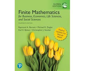 Finite Mathematics for Business, Economics, Life Sciences, and Social Sciences, Global Edition + MyLab Math with Pearson eText (Package)