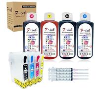 Fink Kit de repuesto de tinta 603XL para cartuchos de tinta Eps 603 o 603XL, funciona con Expression Home XP-3100, XP-2105, XP-4100, XP-2100, XP-3105, XP-4105, WF-2810, WF-2830, WF-2835, WF-2850