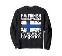 Finland Flag Proud Elegant Finnish Boyfriend Girlfriend Sudadera