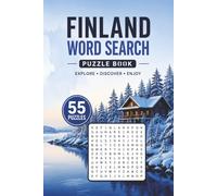 Finland Word Search Puzzle: 55 Puzzles Word Search about Finland and More | 6x9 inches, 110 pages | Gift for Finland, Countries & Traveling Lover