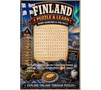Finland Word Search Puzzle and Learn: 64 Challenging Puzzles for Celebrating Finnish Heritage, History, Culture, Music, Food, Sports & More