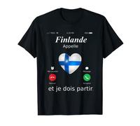 Finlande Appelle Et Je Dois Partir Finlande shirt Finland Camiseta