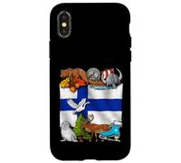 Finlandia Bandera Finlandesa Raíces Finesas Orgullosa Carcasa para iPhone X/XS
