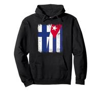 Finlandia Cuba Media Bandera Finlandesa Herencia Cubana Sudadera con Capucha