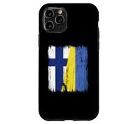 Finlandia Ucrania Media Bandera Finlandesa Ucrania Heritage Carcasa para iPhone 11 Pro