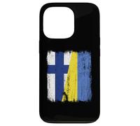 Finlandia Ucrania Media Bandera Finlandesa Ucrania Heritage Carcasa para iPhone 13 Pro