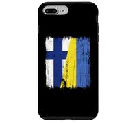 Finlandia Ucrania Media Bandera Finlandesa Ucrania Heritage Carcasa para iPhone 7 Plus/8 Plus