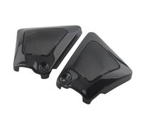 FINMOKAL 2 protectores de tapa lateral izquierda y derecha para marco de caja de aire negro para Harley V-Rod VRSCA VRSCB 2002-2006