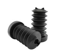 FINMOKAL 2X Cubierta de Horquilla de Amortiguador de Goma Trasera para Harley Touring FLHR FLHT FLHX