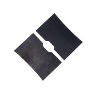 FINMOKAL Juego de 2 cubiertas de fibra de carbono real para panel de cambios de consola central compatible con Land Rover Range/Executive 2023 (negro)