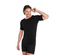 FINN Camiseta Anti-Sudor Hombre con Cuello Redondo y Parches antisudor contra la Sudoración Intensa - Camiseta Interior con Protección Garantizada contra Manchas de Sudor y Mal Olor Negro XXL
